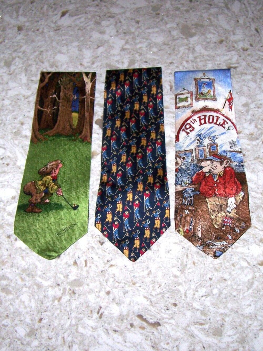 Men’s Necktie Set Golf Ties